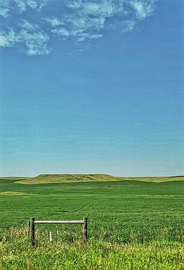 Wide Wide Crow Tribe Reservation Prairie  Photograph by Kathy Barney