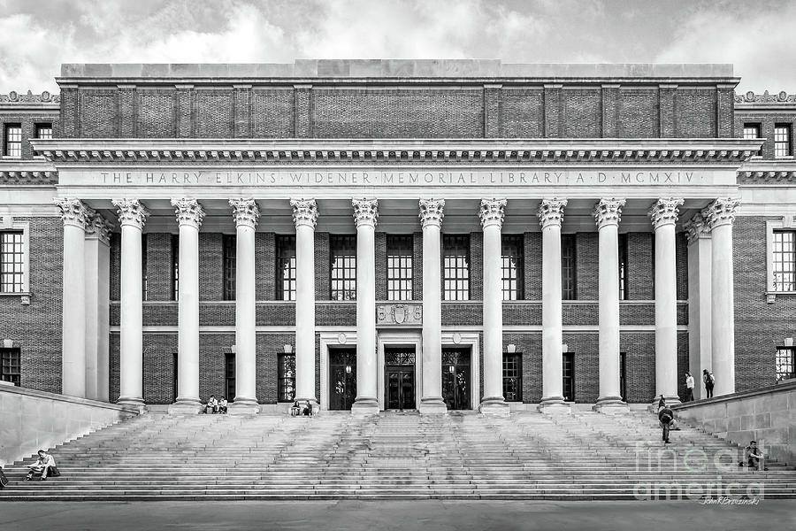 Widener Library at Harvard University Photograph by University Icons