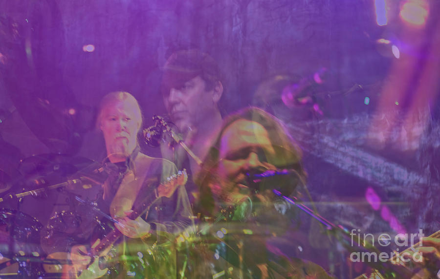 Widespread Panic Multiple Exposure Photograph by David Oppenheimer