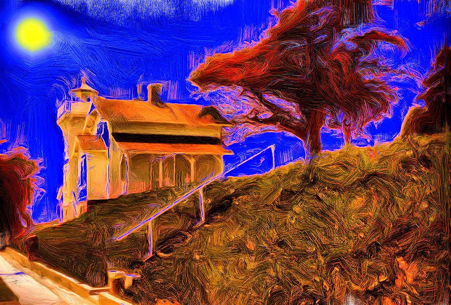 Widows Watch House on the Hill Digital Art by Russ Considine