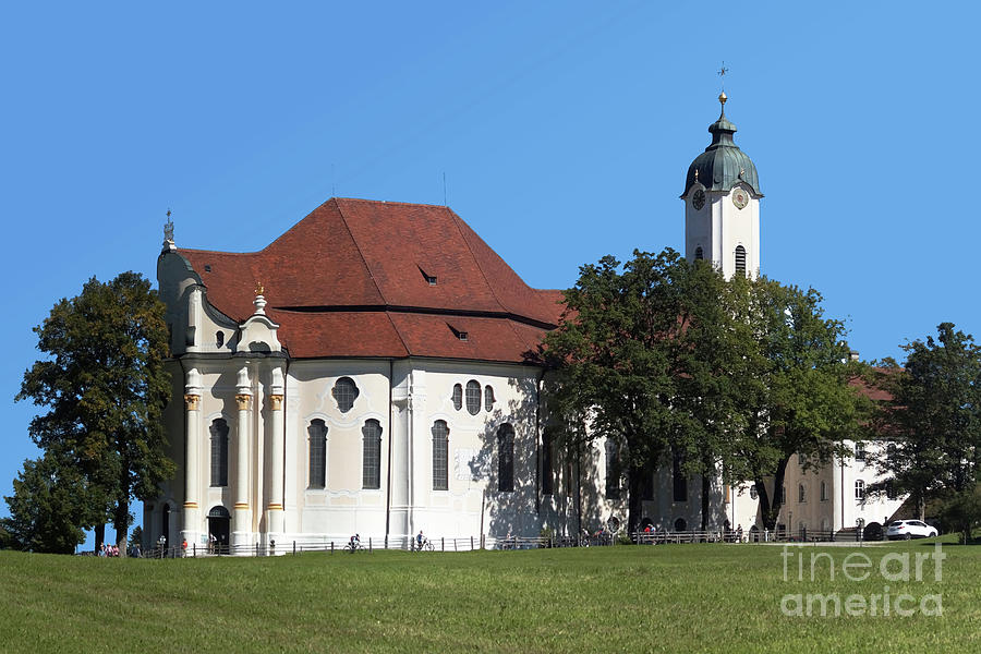 Wies Pilgrimage Church Bavaria 1 Photograph by Rudi Prott - Fine Art ...