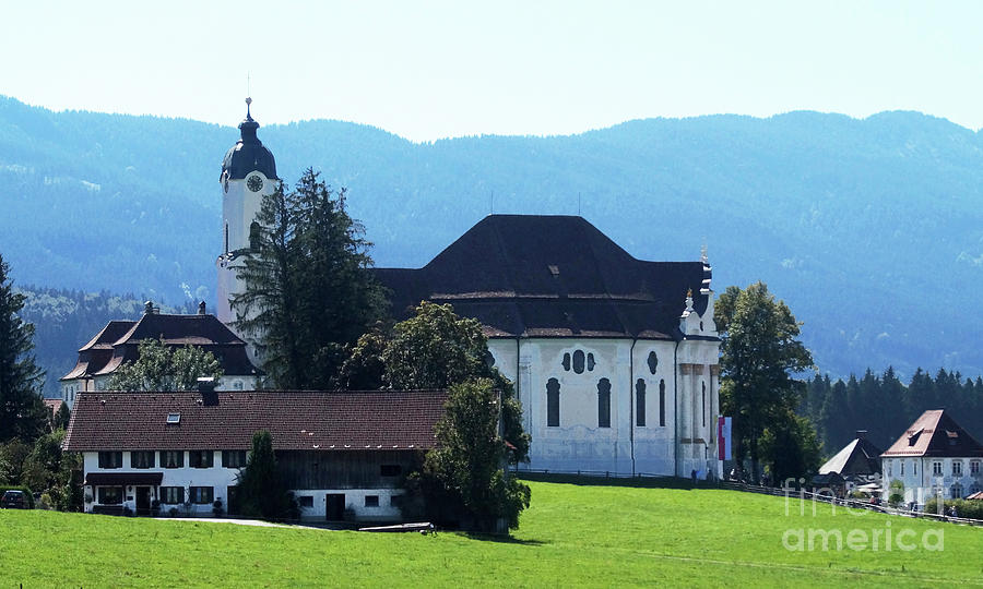 Wies Pilgrimage Church Bavaria 8 Photograph by Rudi Prott