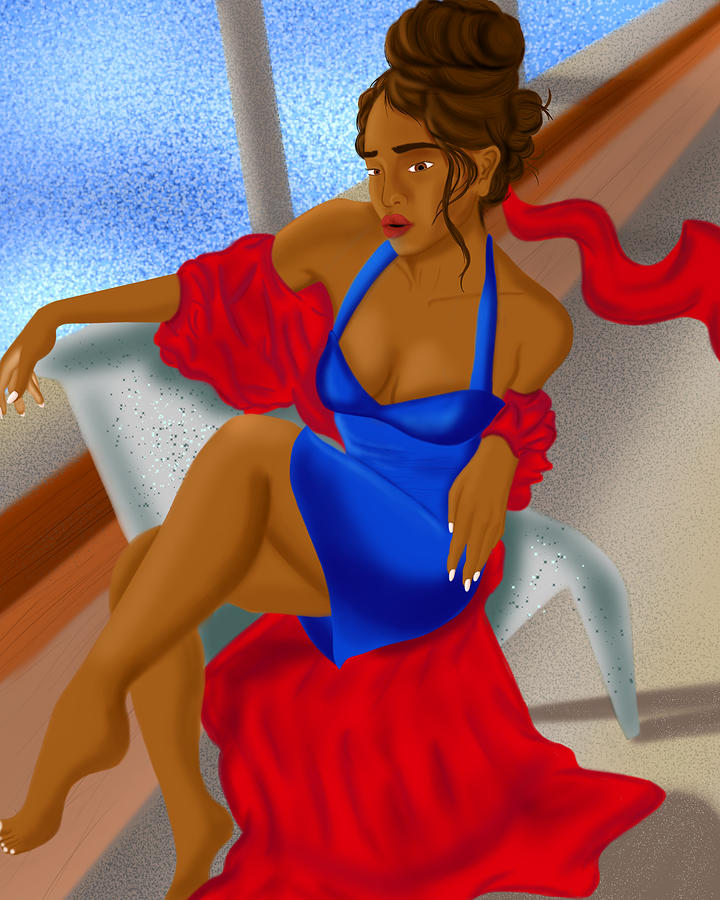 Chaucer Digital Art - Wife of Bath by Kaylyn Dunn Chaucer Digital Art - Wife of Bath by Kaylyn Dunn