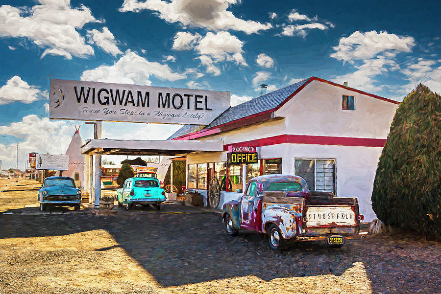 Wigwam Motel #6 Office Photograph by Lou Novick