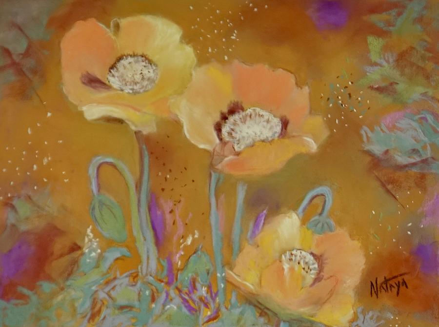 Wild About Poppies Pastel by Nataya Crow