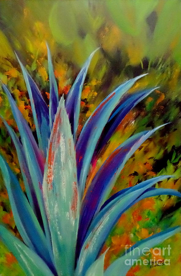Wild Agave Painting by Summer Celeste