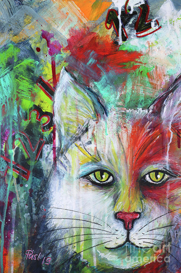 Wild and Crazy Painting by Jutta Maria Pusl