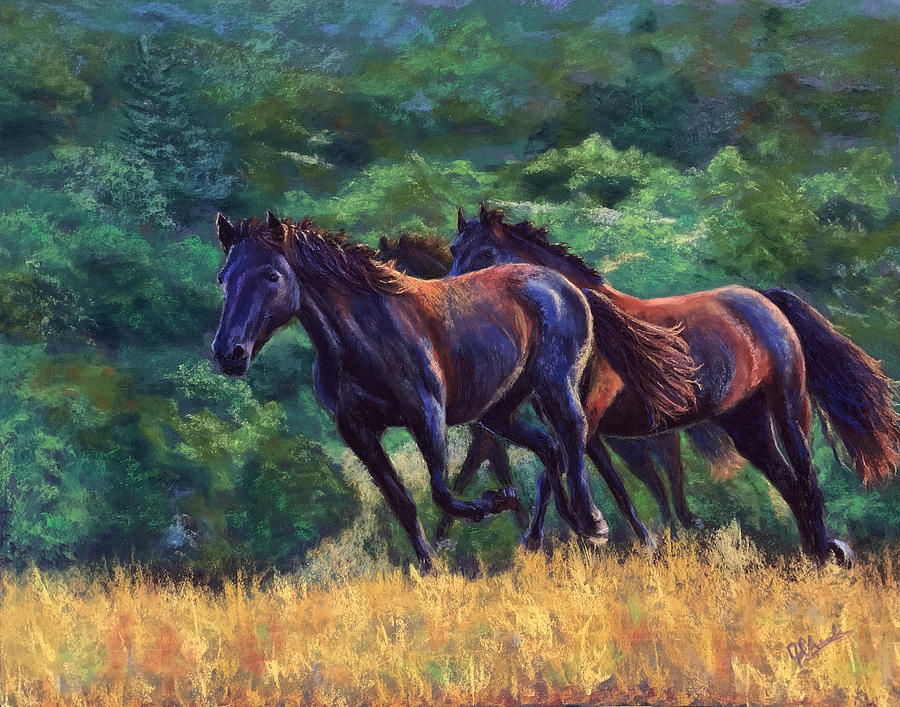 Wild and Free Painting by Jan Chesler