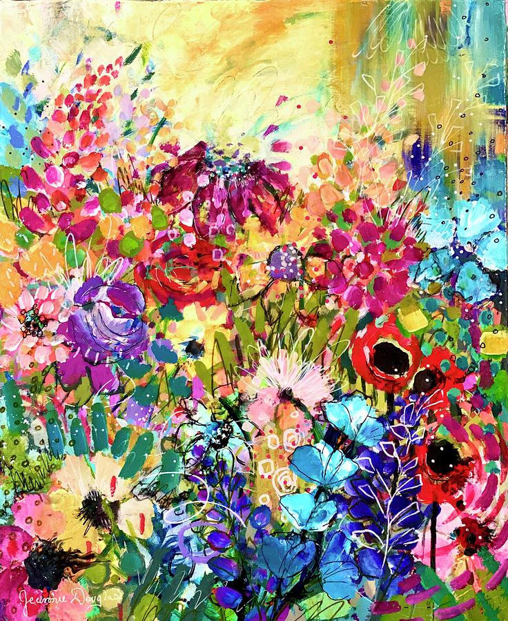 Wild and Free Painting by Jeannie Douglas