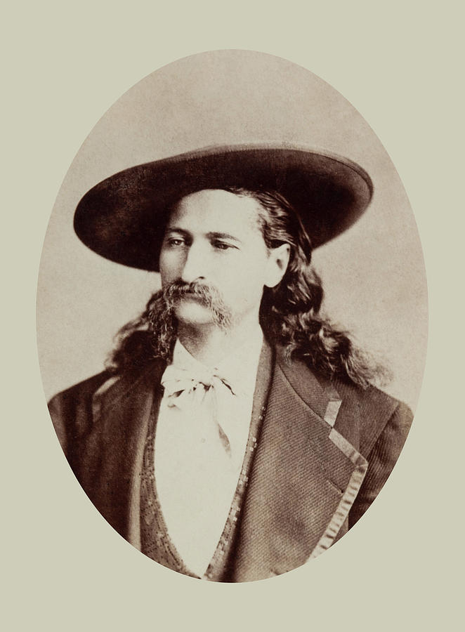 Wild Bill Hickok Portrait - 1873 Photograph by War Is Hell Store