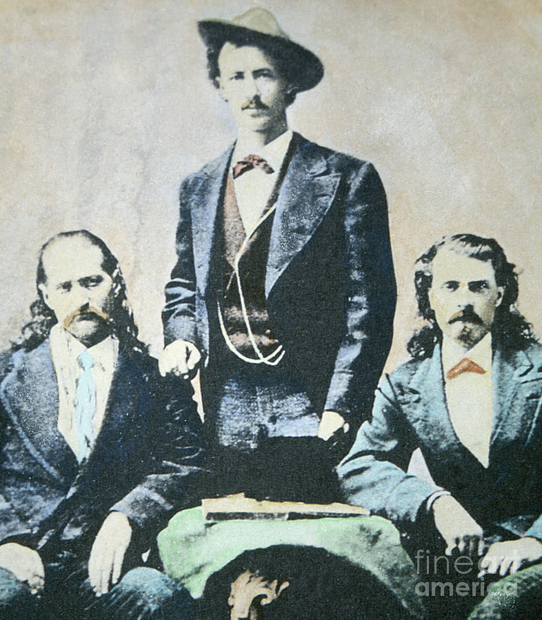 Wild Bill Hickok, Texas Jack Omohundro and Buffalo Bill Cody Photograph by American Photographer