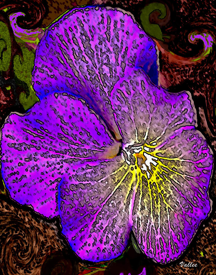 Wild Bloomer Digital Art by Vallee Johnson