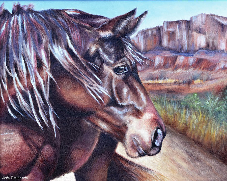 Wild Canyon Painting by Jodi Dougherty - Fine Art America