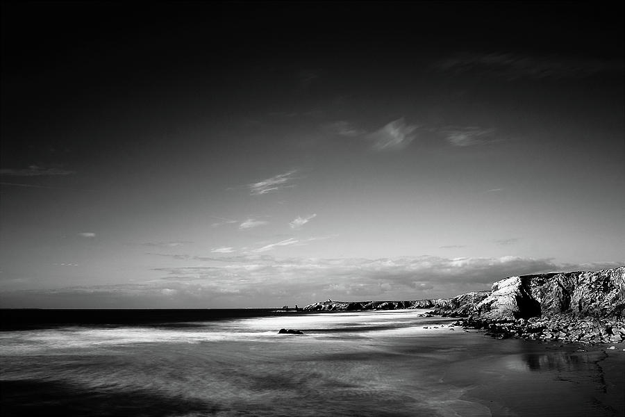 Wild Coast of the Quiberon Peninsula infrared Photograph by Frederic Bourrigaud