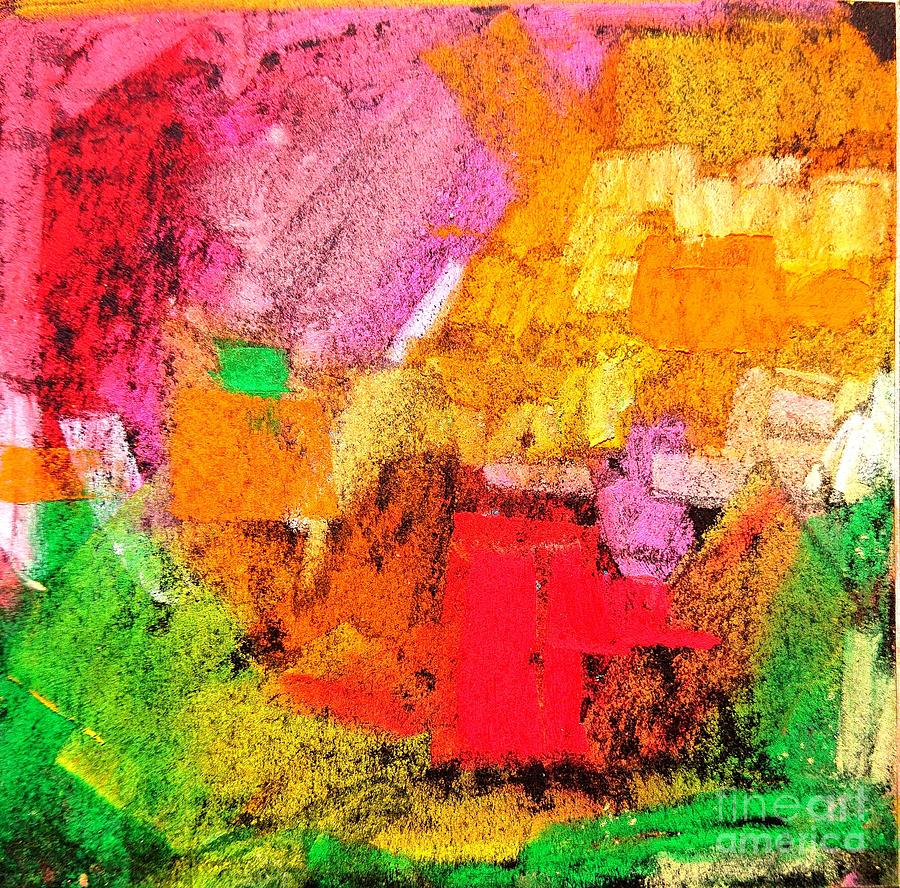 Wild colorful abstract painting  Painting by Mary Cahalan Lee - aka PIXI
