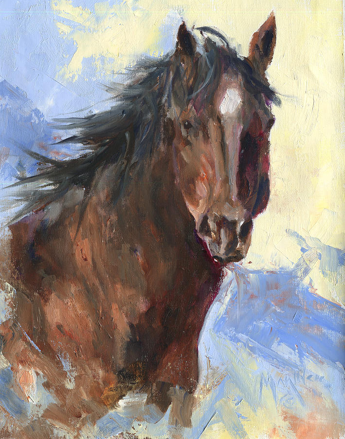 Wild Colt Painting by Donny Marincic - Fine Art America