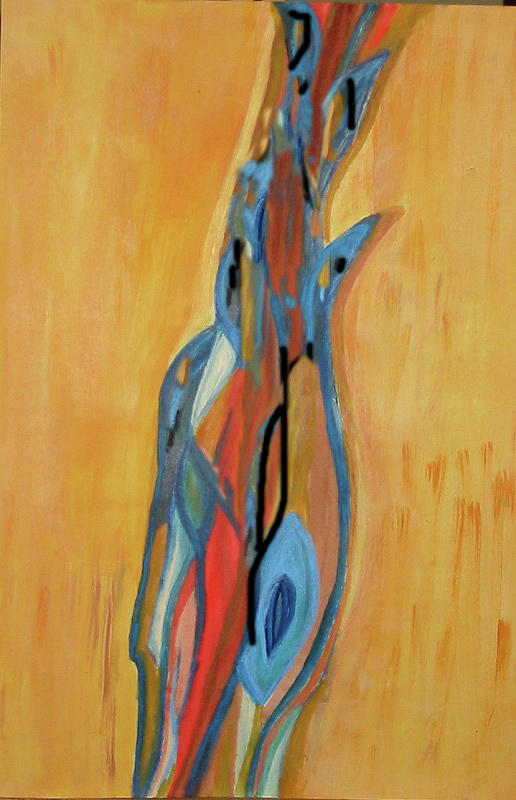 Wild Ducks Three Painting by Neema Lakin-Dainow