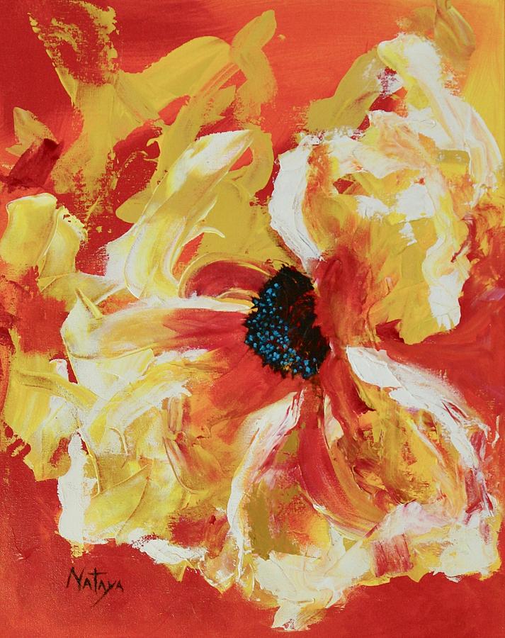Wild Fleur Painting by Nataya Crow