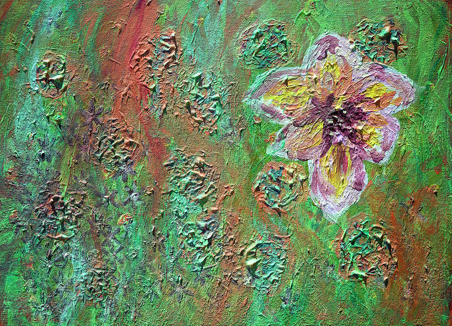 Wild Flower Painting by Jay Heifetz