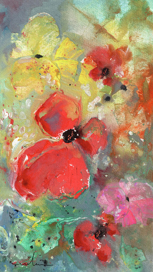 Wild Flowers 19 Painting by Miki De Goodaboom