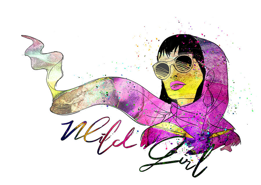 Wild Girl 04 Mixed Media by Miki De Goodaboom