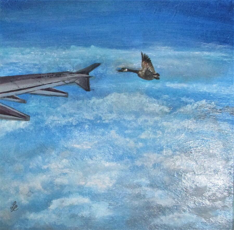 Wild Goose Chase Painting by Lynn Raizel Lane