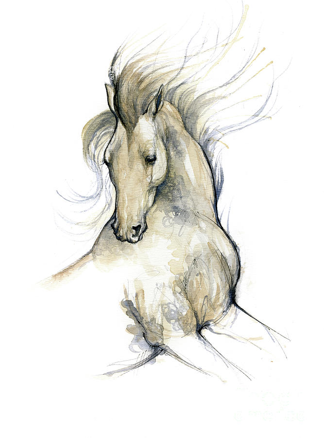 Wild Horse 2019 12 31 Painting