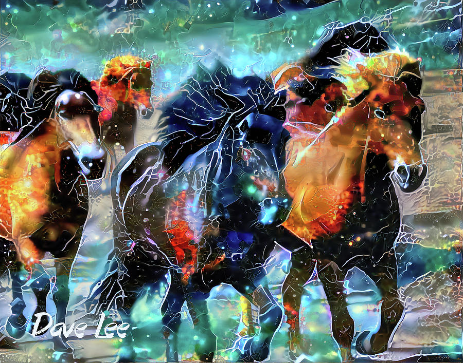 Wild Horse Energy Digital Art by Dave Lee
