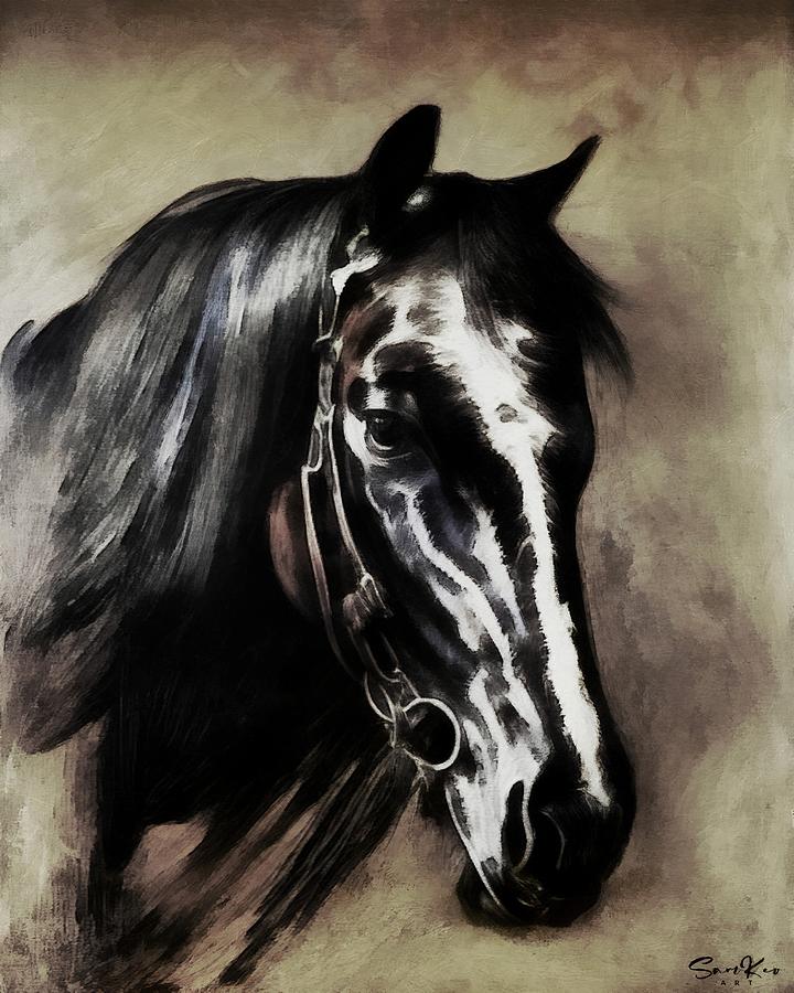 Wild Horse Digital Art - Wild horse by Samuel HUYNH