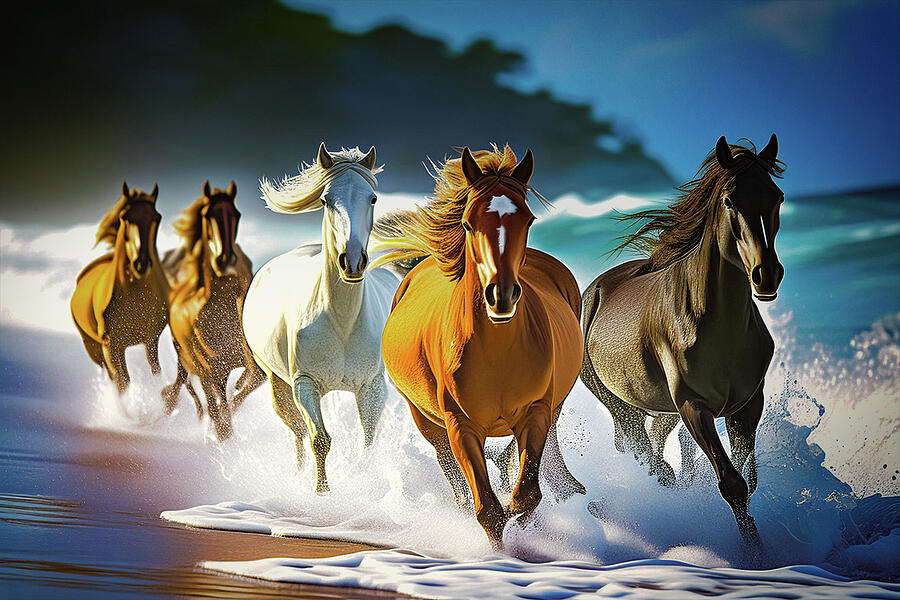 Horse Photograph - Wild Horses by Pete Federico Horse Photograph - Wild Horses by Pete Federico