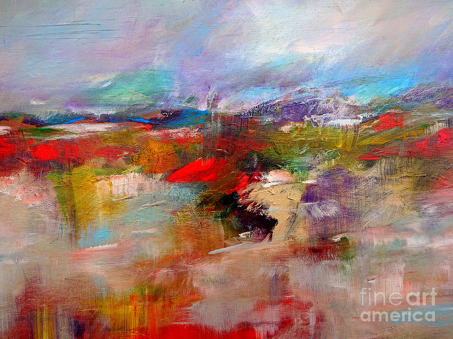 Wild irish abstract landscape paintings  Painting by Mary Cahalan Lee - aka PIXI