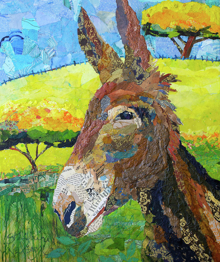 Animal Painting - Wild Jackass by Elizabeth St Hilaire