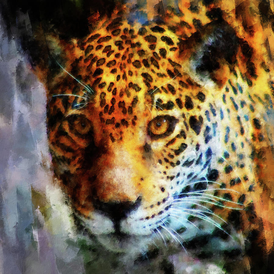 Wild Jaguar - 01 Painting by AM FineArtPrints