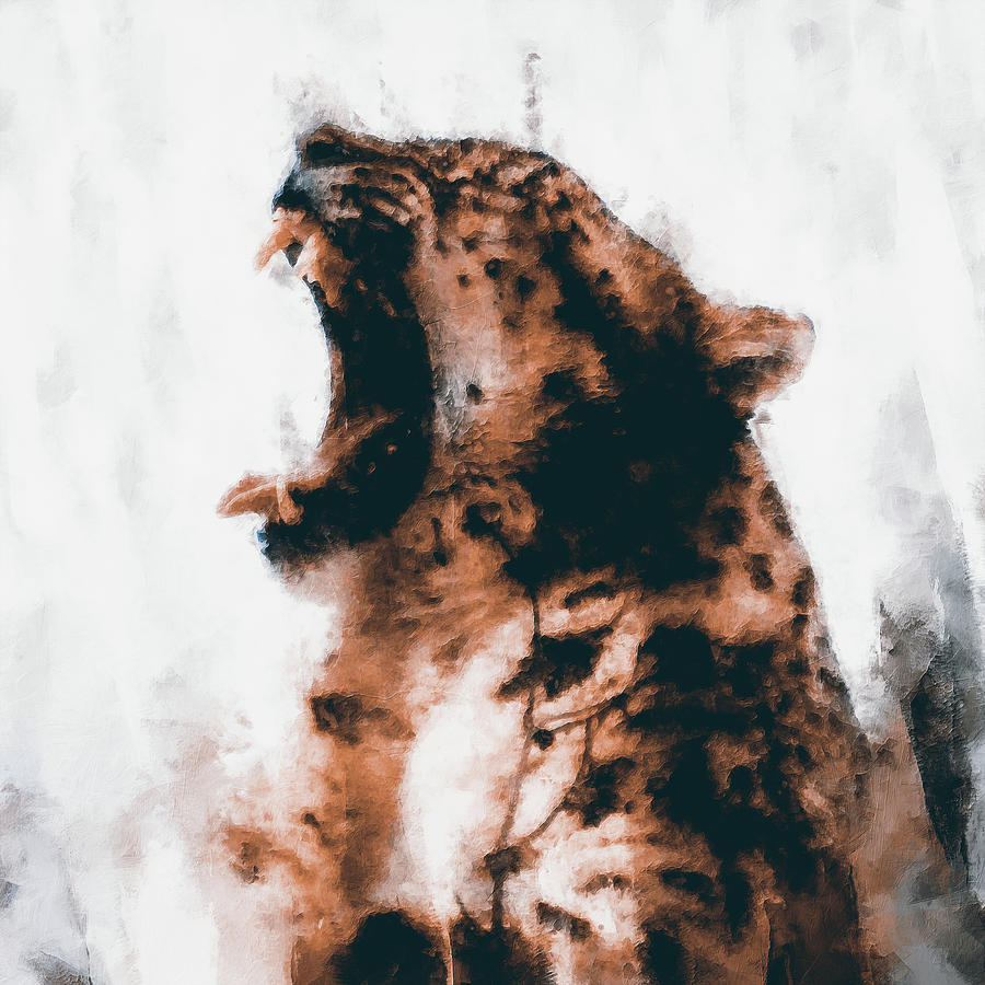Wild Jaguar - 02 Painting by AM FineArtPrints