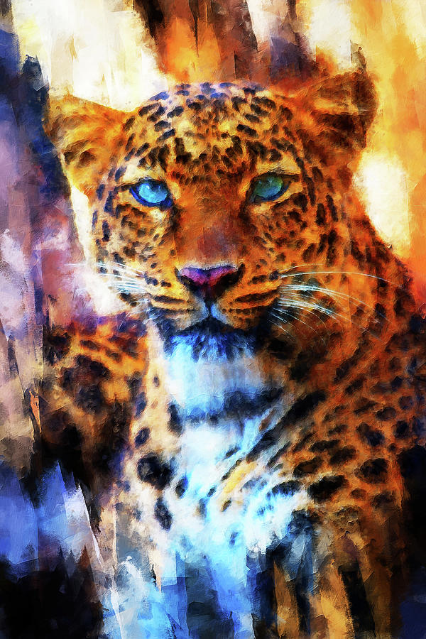 Wild Jaguar - 05 Painting by AM FineArtPrints