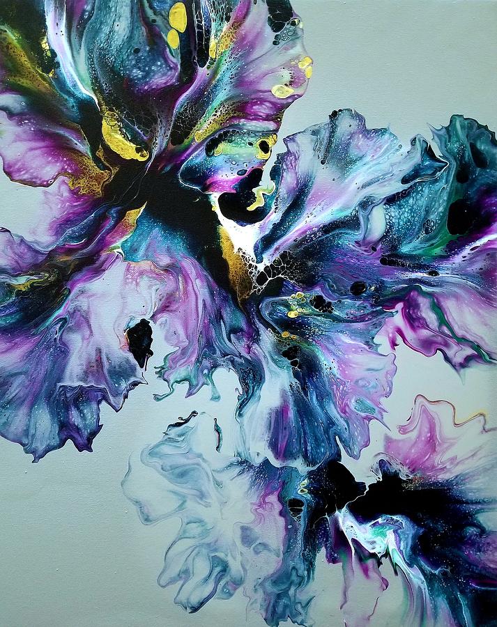 Wild Orchids  Painting by Sue Goldberg