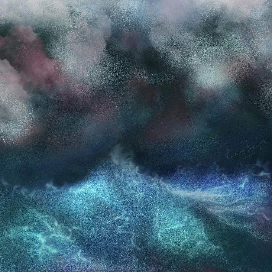 Wild Seas Digital Art by Remy Francis