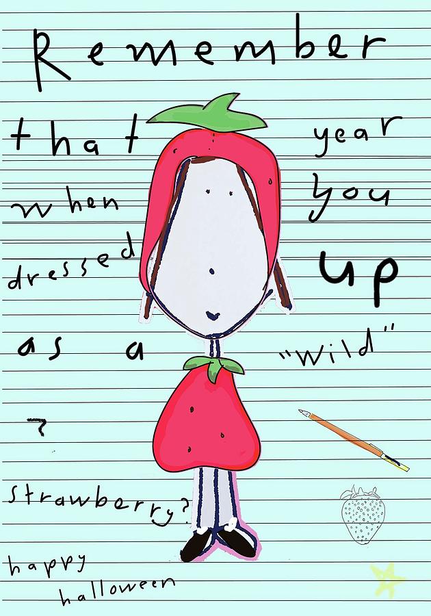 Wild Strawberry Digital Art by Ashley Rice
