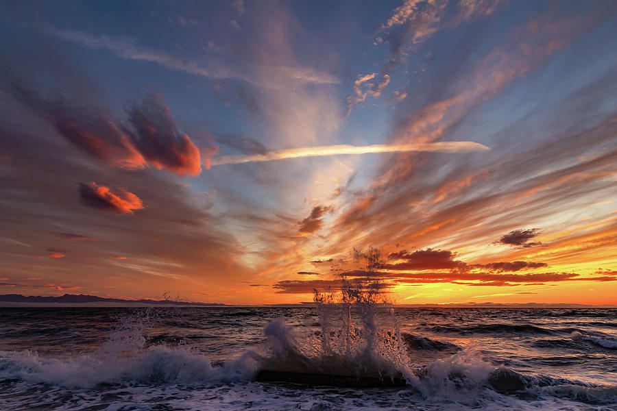 Wild Sunset Photograph by Gary Skiff