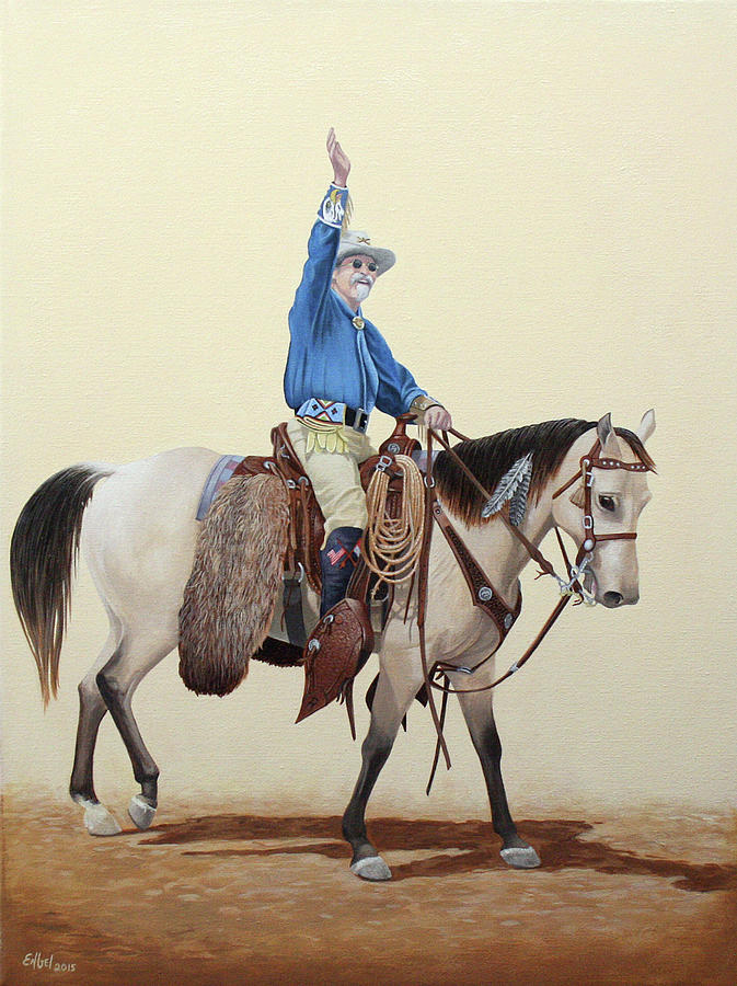 Wild West Show Painting by Norman Engel