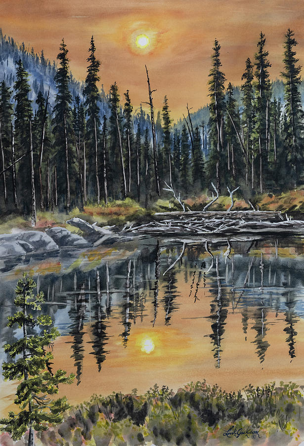 Wilderness Evening Painting by Link Jackson