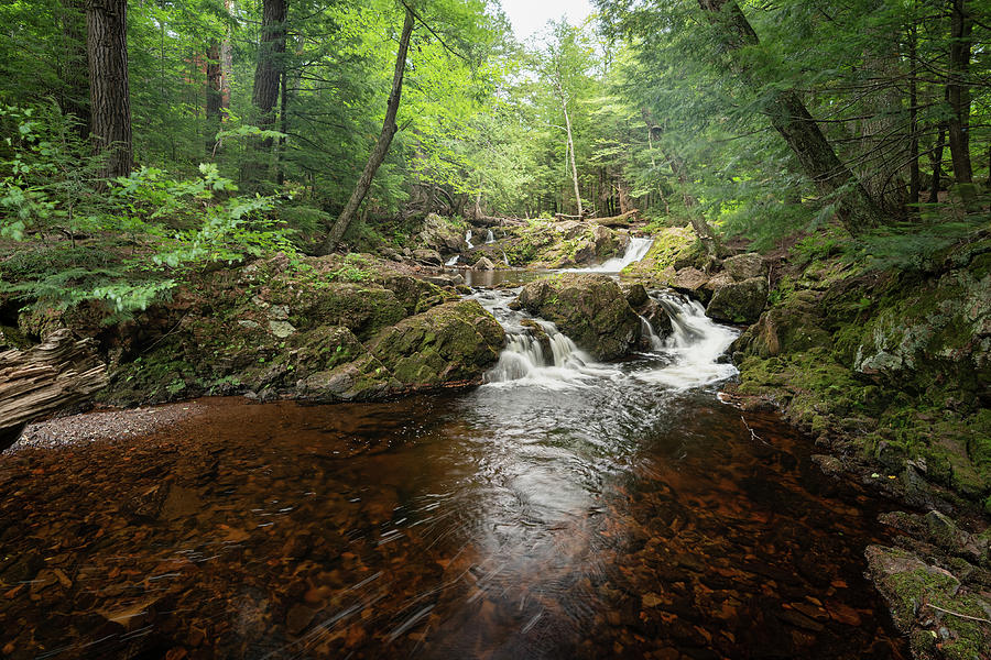 Wilderness Waterfalls Michigan Photograph by Douglas Allen - Fine Art ...