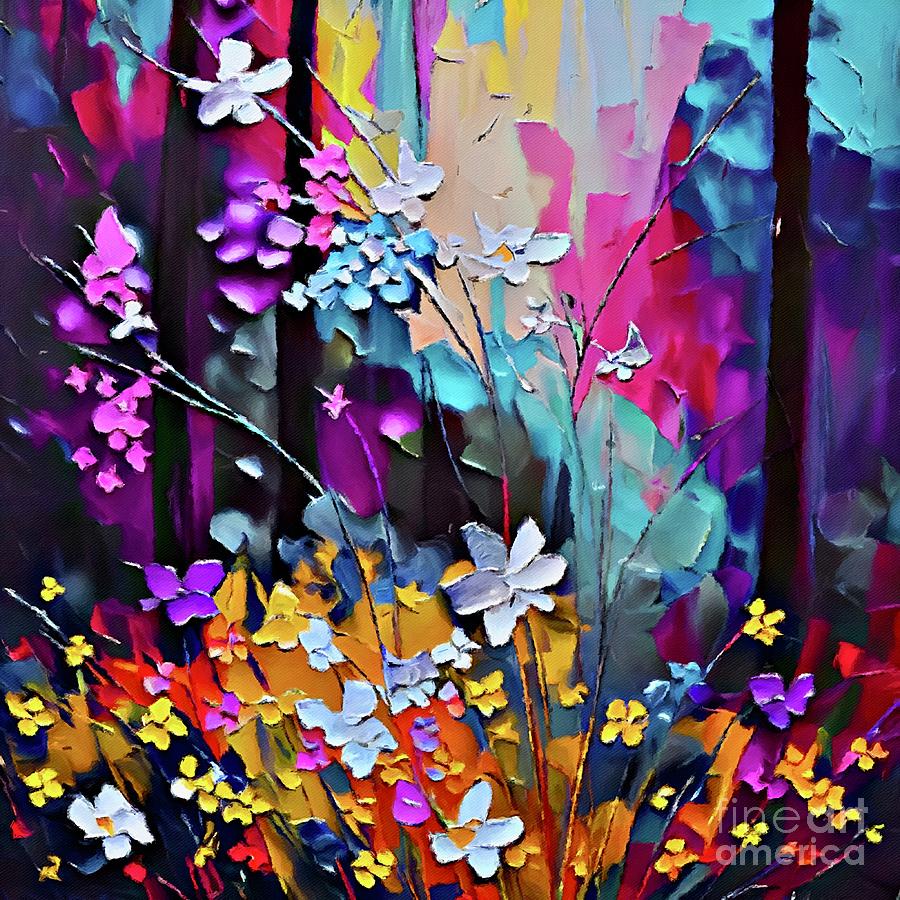 Wildflower growth Digital Art by Lauries Intuitive