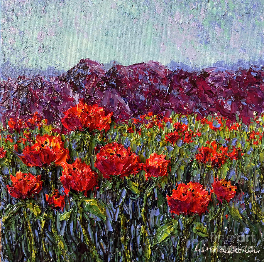 Wildflower High Painting by Linda Donlin