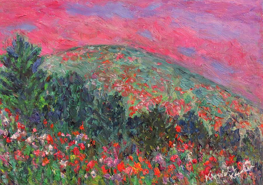 Wildflower Hill Painting by Kendall Kessler - Fine Art America