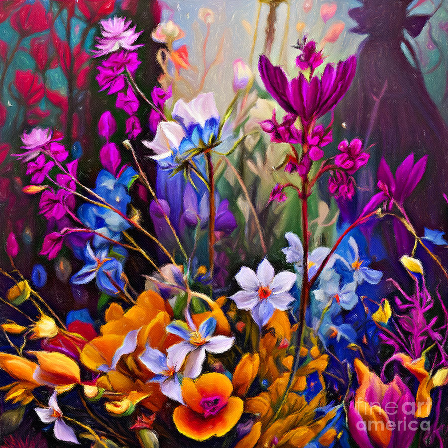 Wildflower Love Digital Art by Lauries Intuitive
