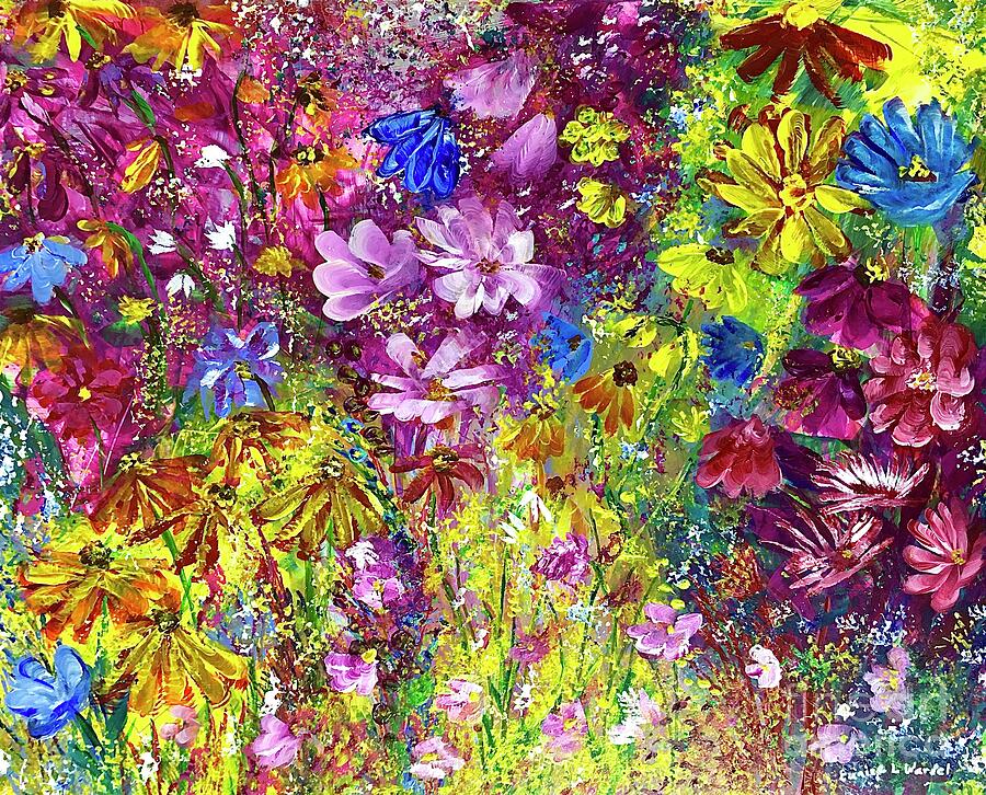 Wildflowers are Beautiful Too Painting by Eunice Warfel