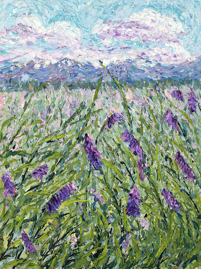 Wildflowers Painting by Mary Giacomini