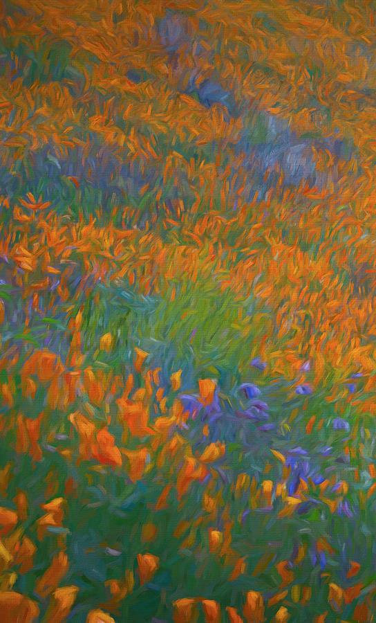 Wildflowers Painting Digital Art by Rebecca Herranen