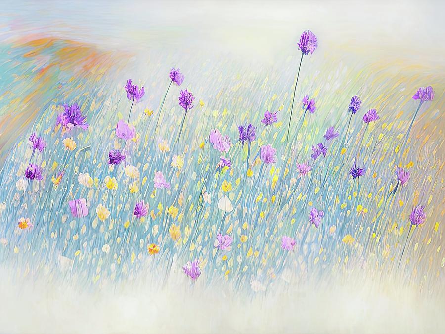 Wildflowers Digital Art by Sterling and Thorn Wildflowers Digital Art by Sterling and Thorn